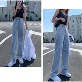 デニムパンツ ウエスト調整ボタン付き おしゃれ | And Kawaii | 詳細画像5 