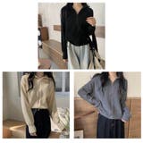 ニットカーディガン ファスナー付き ジップアップニットブルゾン 韓国風 秋冬 | And Kawaii | 詳細画像5 