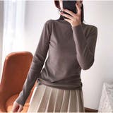 トップス カットソー タートルネック シンプル 韓国  | And Kawaii | 詳細画像6 