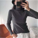 トップス カットソー タートルネック シンプル 韓国  | And Kawaii | 詳細画像7 