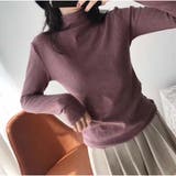 トップス カットソー タートルネック シンプル 韓国  | And Kawaii | 詳細画像4 