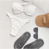 リボン可愛いバックシャンビキニ3点セット レディースファッショ 韓国 | And Kawaii | 詳細画像6 