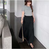 ロングスカート ハイウエスト ウエストゴム | And Kawaii | 詳細画像1 