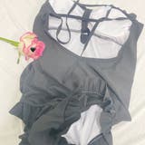 ワンピース水着フレアスカート付きツイスト体型カバー ショートパンツ一体型美シルエ… | And Kawaii | 詳細画像8 