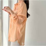 シャツ 長袖シースルー シアー素材UVカットシャツ 4色展開 | And Kawaii | 詳細画像12 