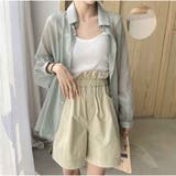 シアーシャツ UVカット長袖 涼感オーバーサイズ ナチュラルシアーシャツ | And Kawaii | 詳細画像7 