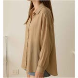 シアーシャツ UVカット長袖 涼感オーバーサイズ ナチュラルシアーシャツ | And Kawaii | 詳細画像10 