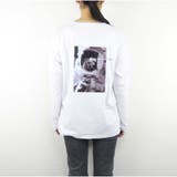 前後ロゴプリント Tシャツ 秋新作 ロンT 長袖 | And Kawaii | 詳細画像8