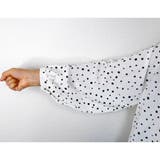 シャツ Vネック ドット柄ゆったり 体型カバー 着痩せカジュアル 美シルエット | And Kawaii | 詳細画像7