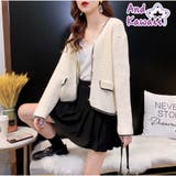 カーディガン 秋新作 長袖 無地 柔らかなニット 羽織り Vネック レディース | And Kawaii | 詳細画像1