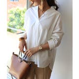 オフホワイト | ワイヤー襟 スキッパー シャツ | andme