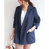 ネイビー | ツイル ダブル テーラード | andme