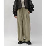 ベージュ | ワイドパンツ とろみ イージー | andme