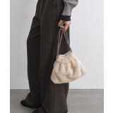 アイボリー | ファー 巾着 2way | andme