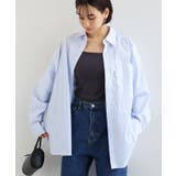オフホワイト×ライトブルー | ANME アンメ オーバーサイズ | andme