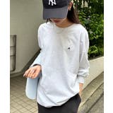 オートミール杢 | ワンポイント エンブロイダリー ロゴ | andme