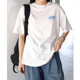 オフホワイト | ANME アンメ ロゴTシャツ | andme