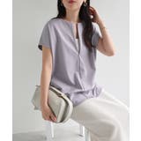 ブルーグレー | ポンチ 2way トップス | andme