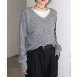 チャコールグレー | Freesia フリージア ニット | andme