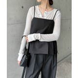 ブラック | Freesia フリージア ペプラム | andme