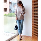 グレージュ | ハイネック バルーンシルエット ニット | andme