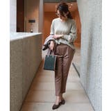 ベージュ | オーバーサイズ Vネック ニット | andme