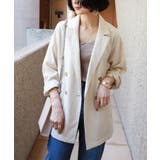 アイボリー | リネン テーラード ジャケット | andme