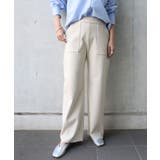 アイボリー | 14G 総針編み ベイカーパンツ | andme