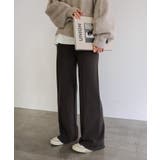 ブラウン | ストレッチ ピンタック ニット | andme