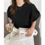 ブラック | ボリューム袖 ニット トップス | andme