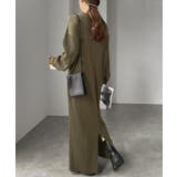 カーキブラウン | セルフカット リブ サムホール | andme