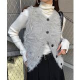 ライトグレー | フェザーヤーン 2way ニット | andme