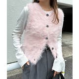 ピンク | フェザーヤーン 2way ニット | andme