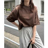 ブラウン | 汗染み防止 カットアウト デザイン | andme