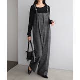 ブラック | ツイード ベア サロペット | andme