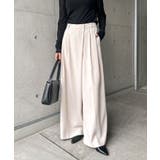 アイスベージュ | タック ワイド ラップ | andme