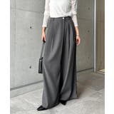 チャコールグレー | タック ワイド ラップ | andme