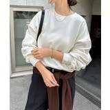 エクリュ | 裏起毛 ショート丈 スウェット | andme