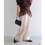 アイボリー | フェイクスエード イージー ワイド | andme