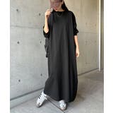 ブラック | ビッグ シルエット 長袖 | andme