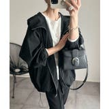 ブラック | ナイロン ボリューム ミドル丈 | andme