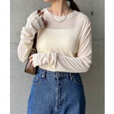 アイボリー | テレコ シアー トップス | andme