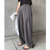 チャコールグレー | 無地 ストライプ 2タック | andme