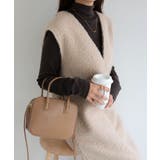 チャコールグレー | 生姜成分配合 タートルネック 長袖トップス | andme