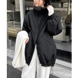 ブラック | ナイロン オーバーサイズ モンスターパーカー | andme