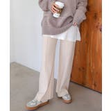 クリーム | ストレッチ ピンタック ニット | andme