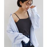 チャコールグレー | カップ付き バックオープン キャミソール | andme