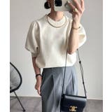 アイボリー | ボリューム袖 ニット トップス | andme