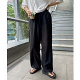 ブラック | リネン ブレンド イージー | andme