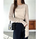 アイボリー | シャーリング シアー リブ | andme